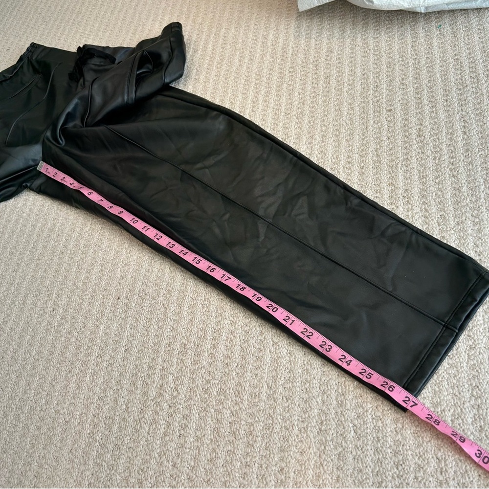 Simply Vera Vera Wang Tapered Faux-Leather Pants - Picture 7 of 9